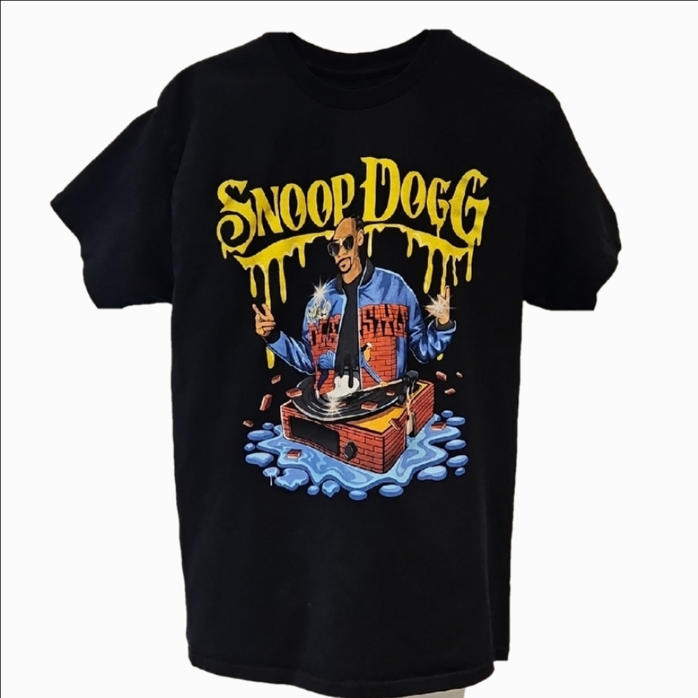 DEATH ROW RECORDS T-Shirt Graphic Snoop dogg Men's Medium